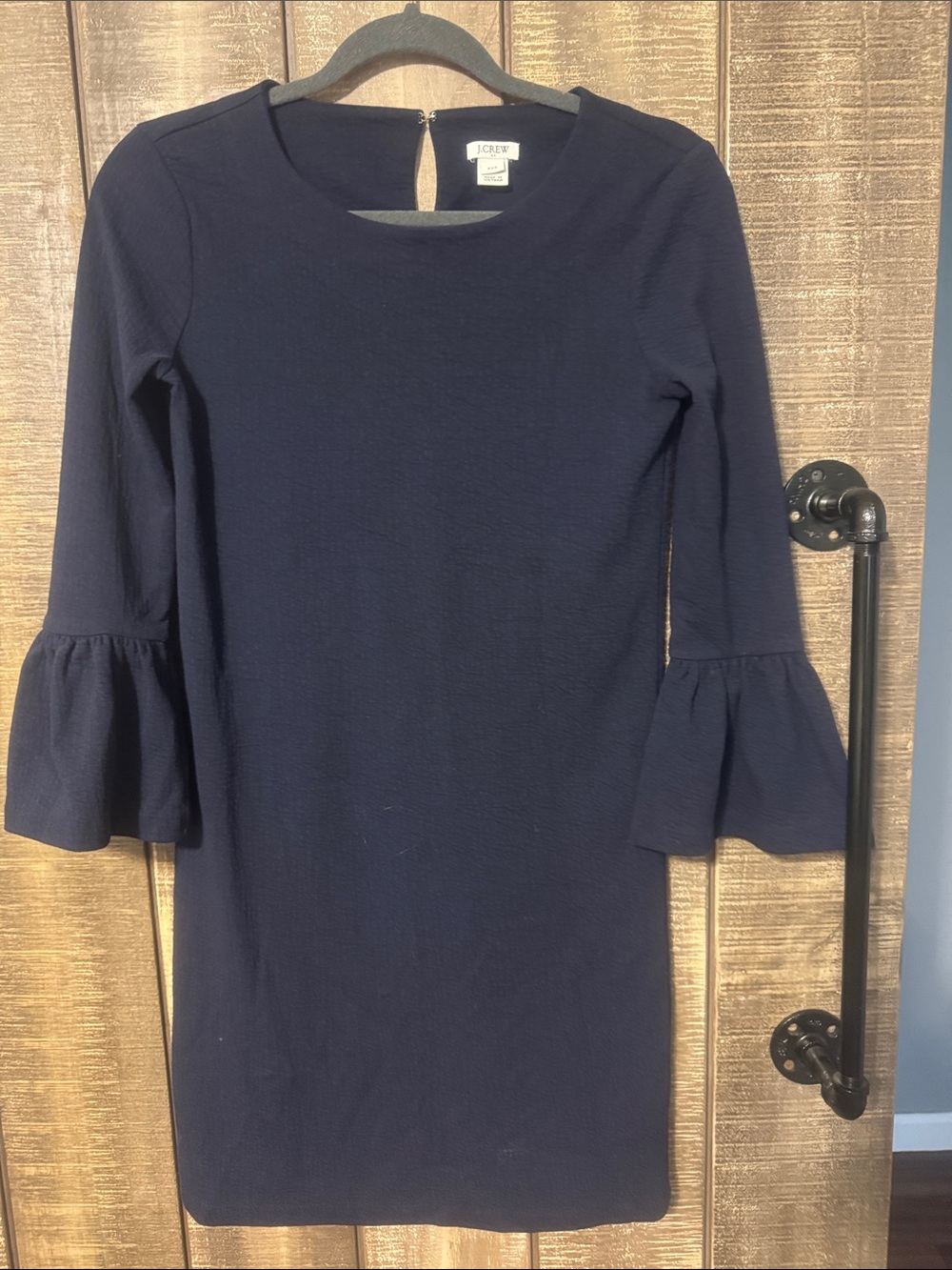 J.Crew dress with bell sleeves